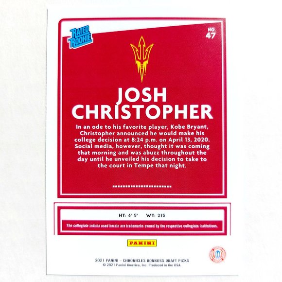 Arizona Sun Devils (Josh Christopher) - CBKBL [23_1_JC1] - Picture 3 of 3